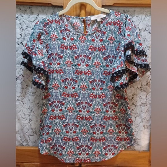 retro boho chic vintage 1970s style flow top - Picture 6 of 11